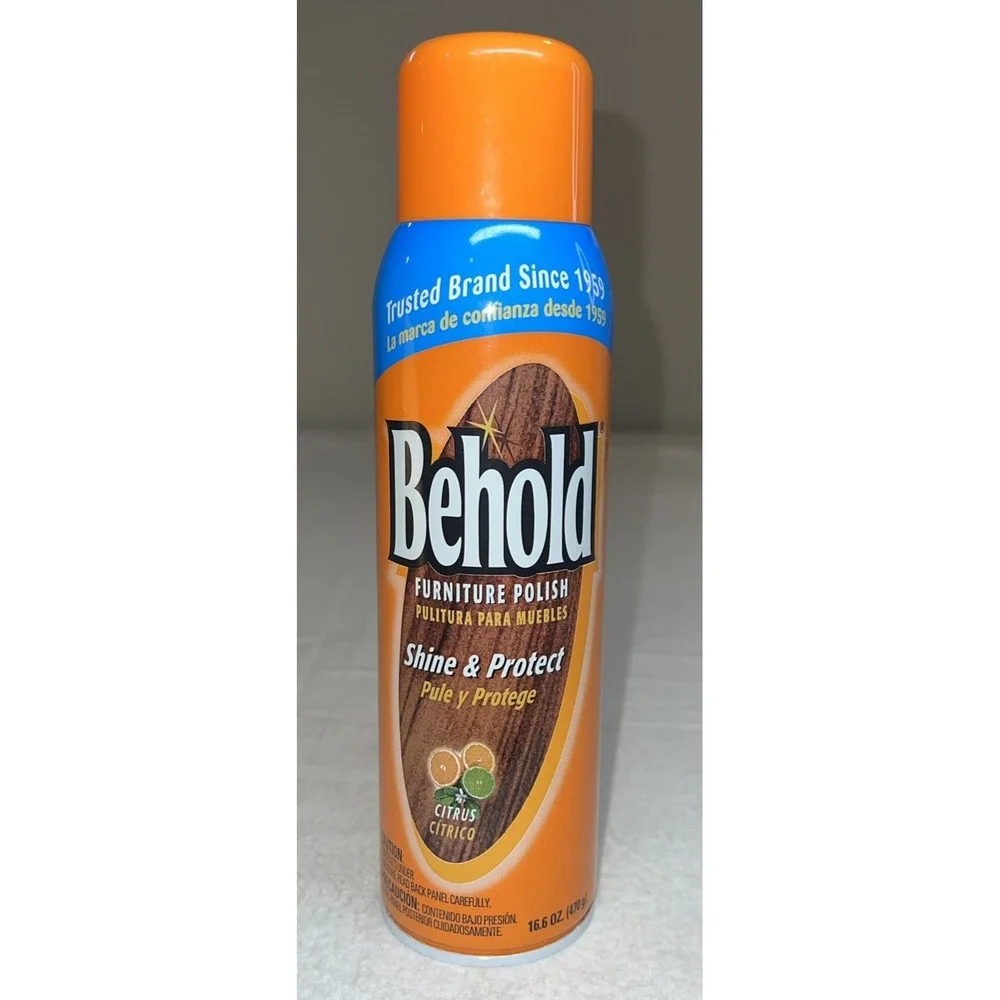 Behold Furniture Polish Citrus 16.6 Ounce Shine And Protect